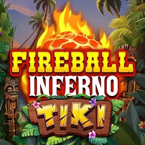 Fireball Inferno Tiki by NetEnt, showcased at igobetscasino.com – game logo