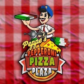 Peppe’s Pepperoni Pizza Plaza slot logo by Pragmatic Play at IgoBet Casino