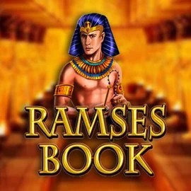 Ramses Book slot logo by Gamomat at IgoBet Casino