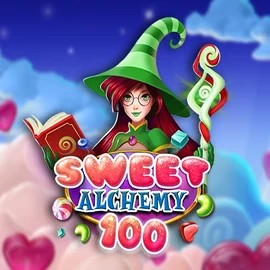 Sweet Alchemy 100 slot visual from Play'n GO available on igobetscasino.com